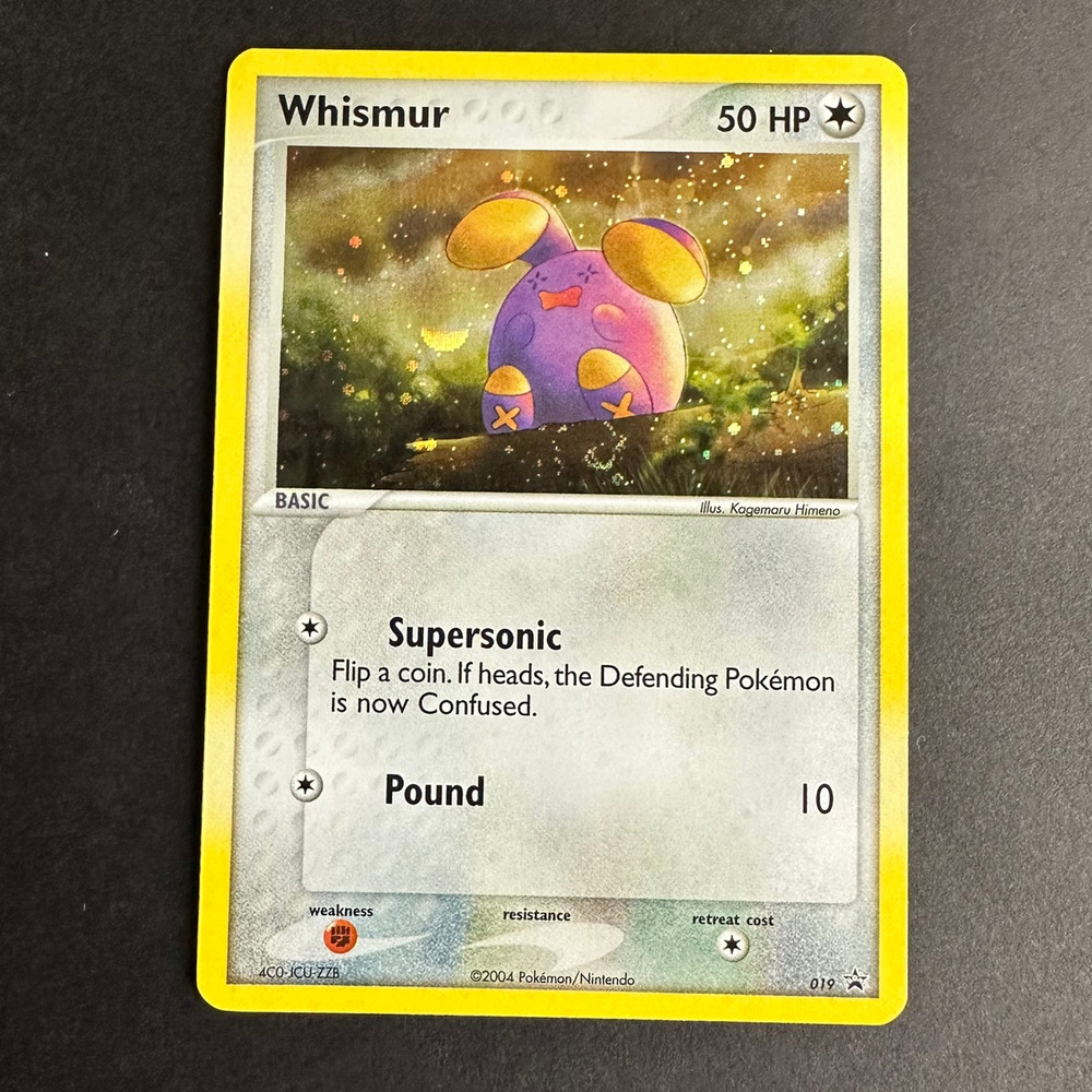 Pokemon TCG Whismur 019 Black Star Promo Nintendo EX Deck Tin NM